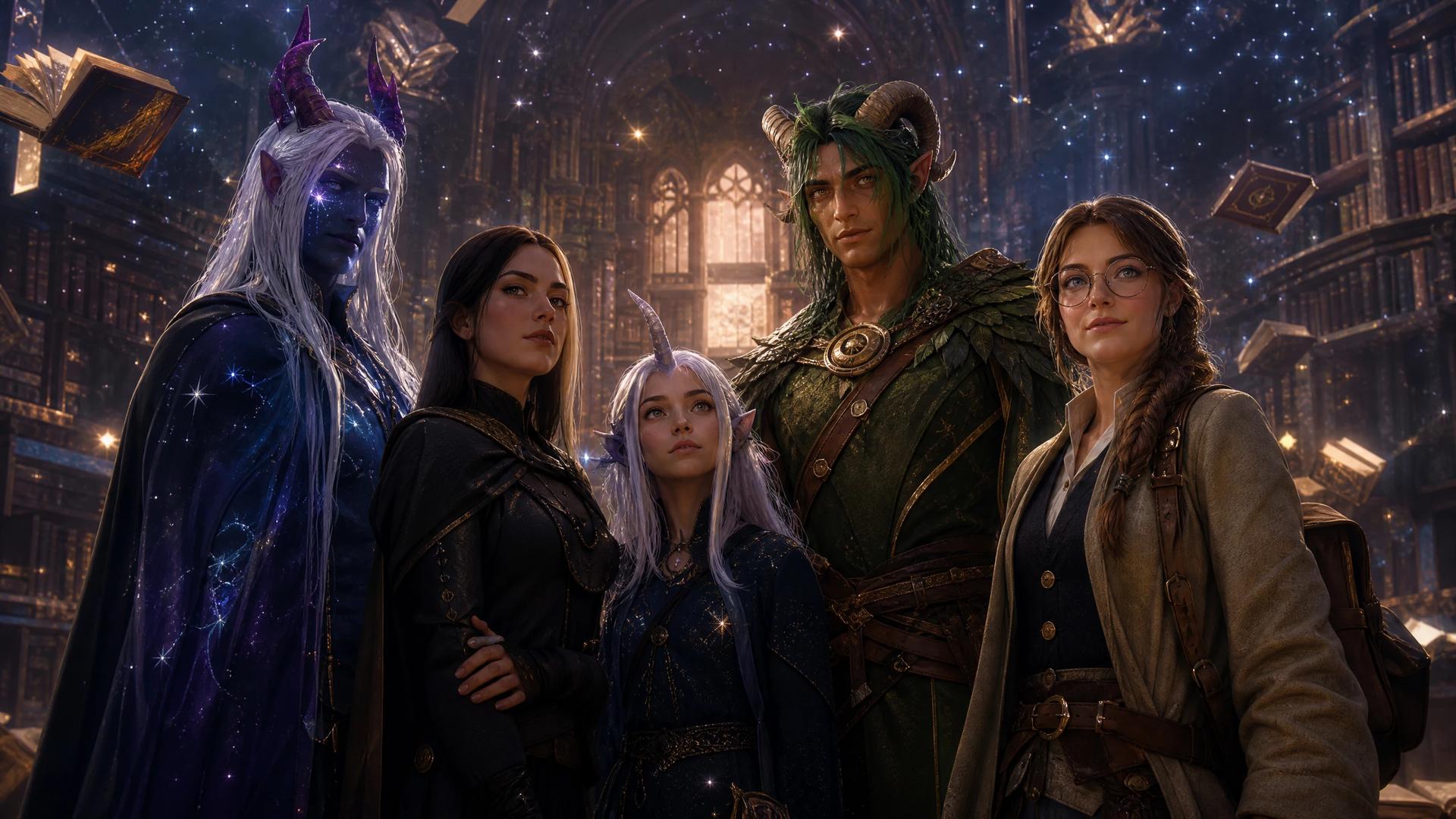 Aaravos, Terry, Claudia und Leola thumbnail