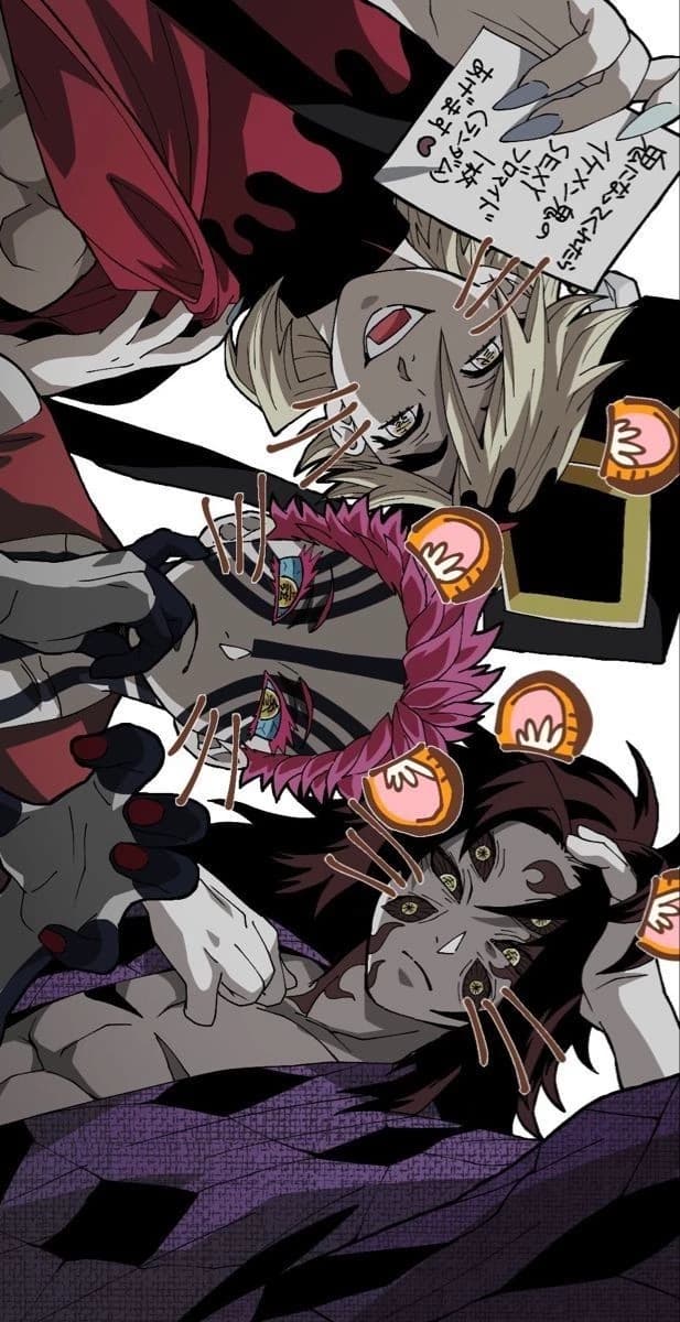 Kokushibou, Douma e Akaza - Kimetsu thumbnail