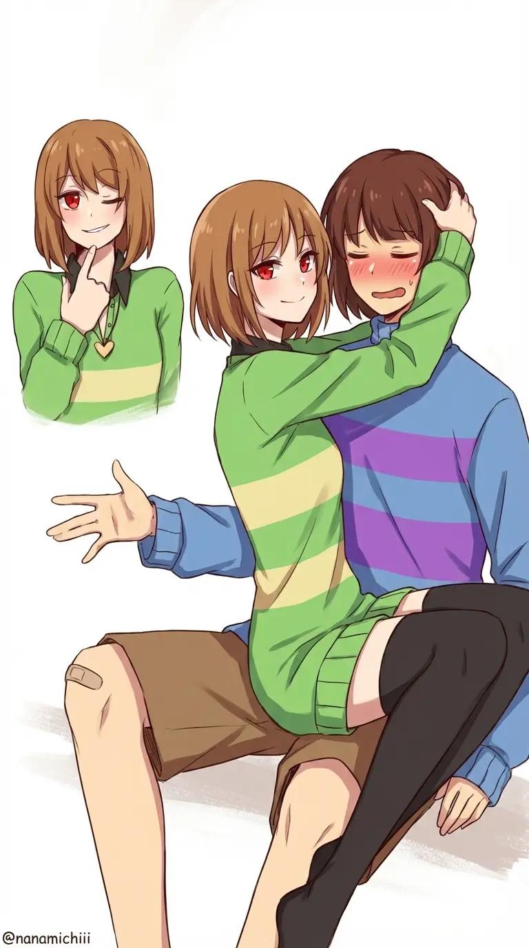 Frisk and Chara -The Savior and her possessive sister- thumbnail
