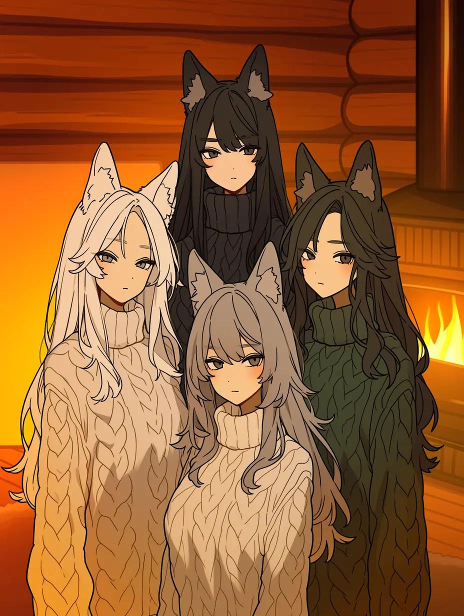 Your Four Wolf Girls thumbnail