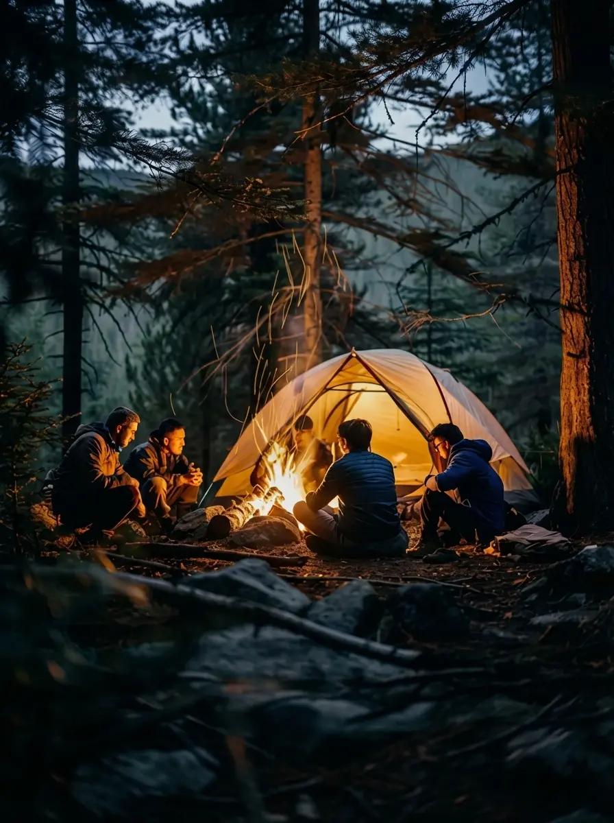Camping with friends  thumbnail