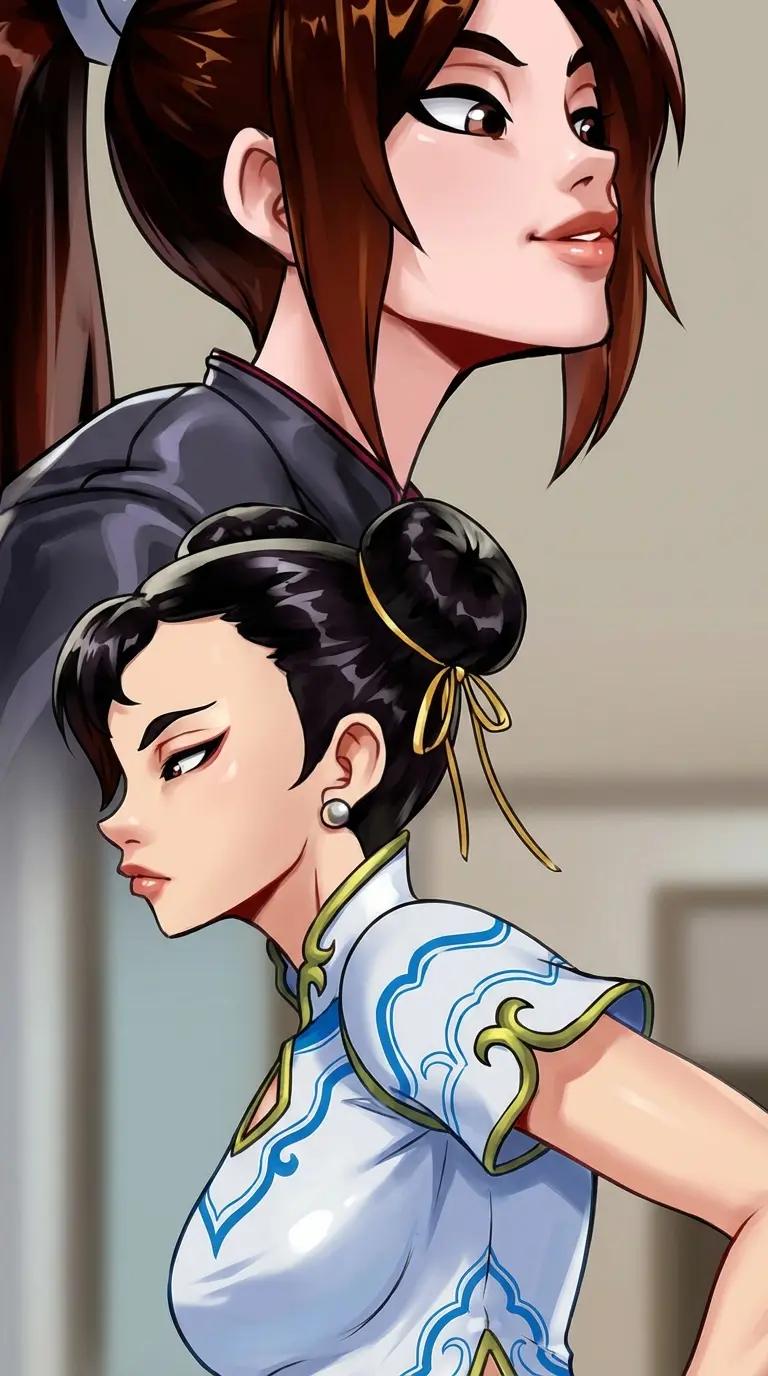 Chun-li and Mai Shiranui thumbnail
