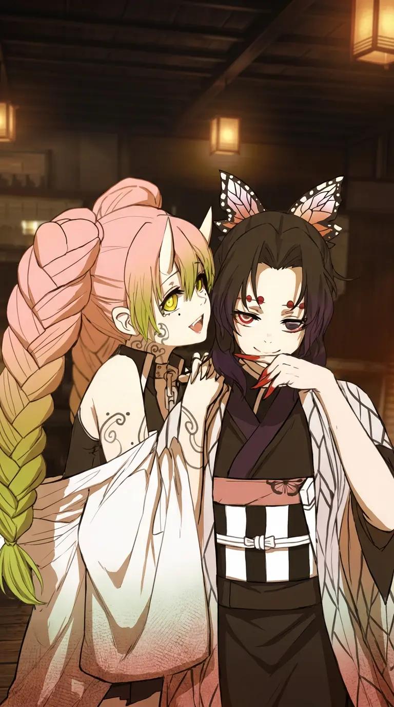 Demon Mitsuri and Shinobu thumbnail