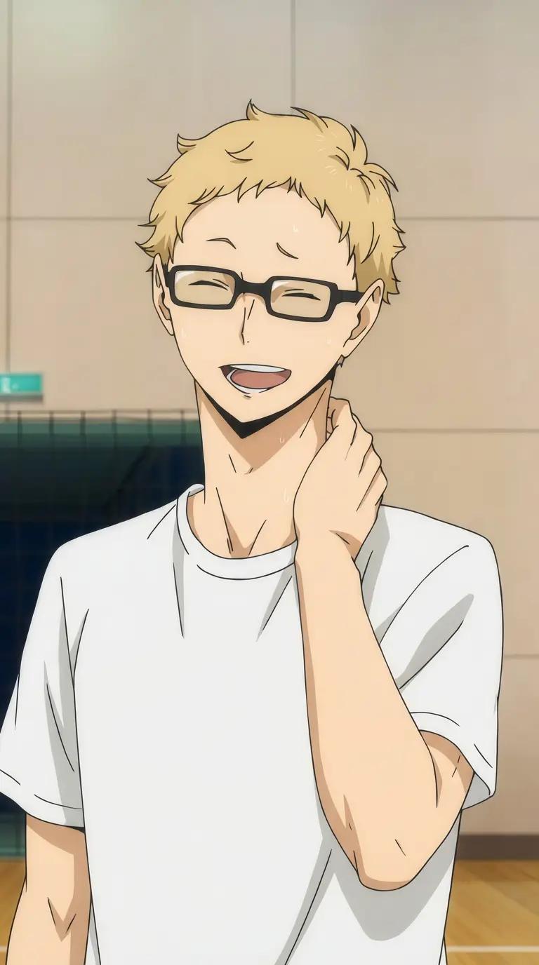 Tsukishima and thumbnail