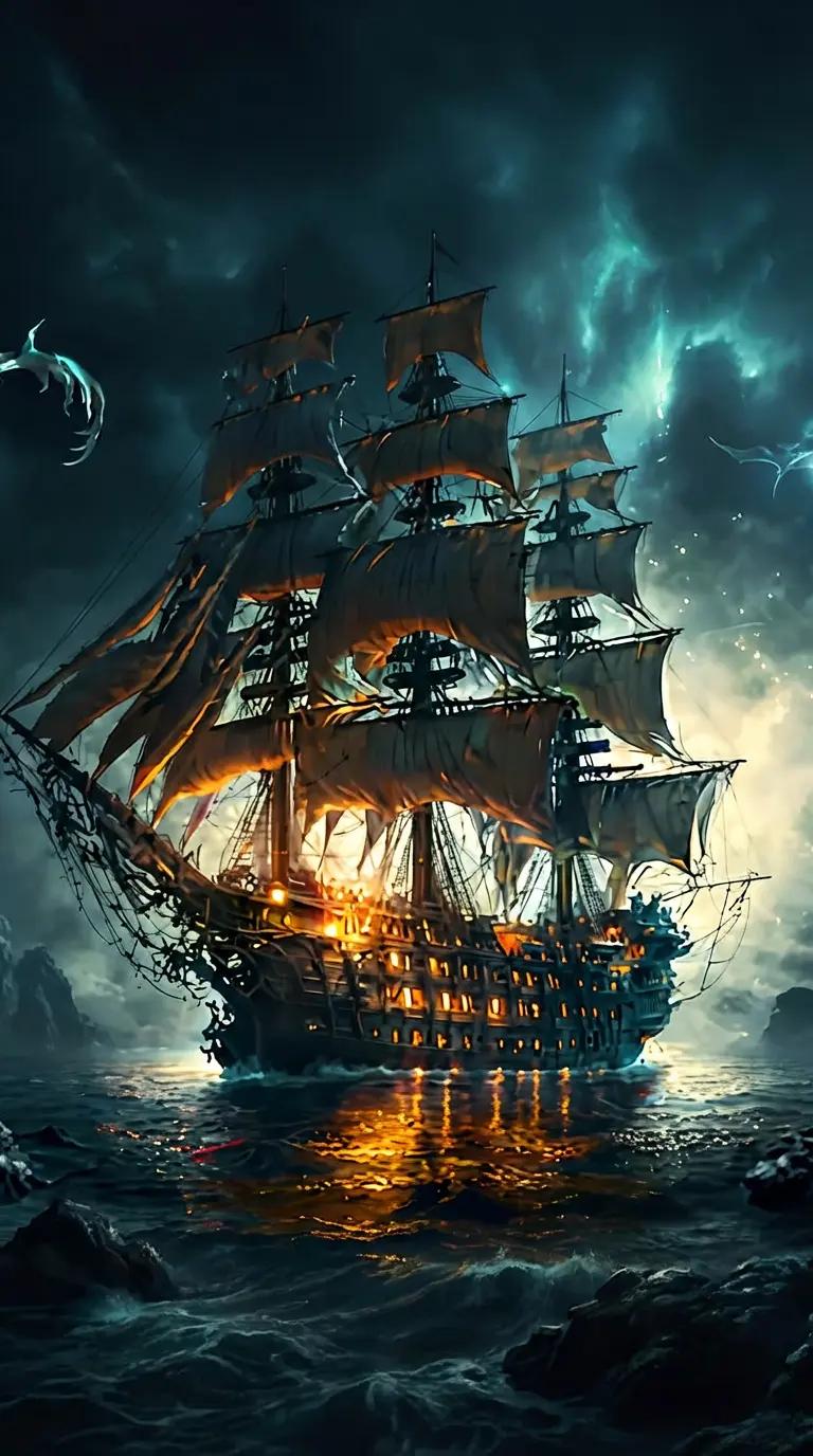 the captain's ship (pirate x mermaid) thumbnail