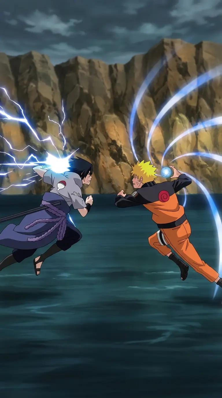 Naruto vs sasuke thumbnail
