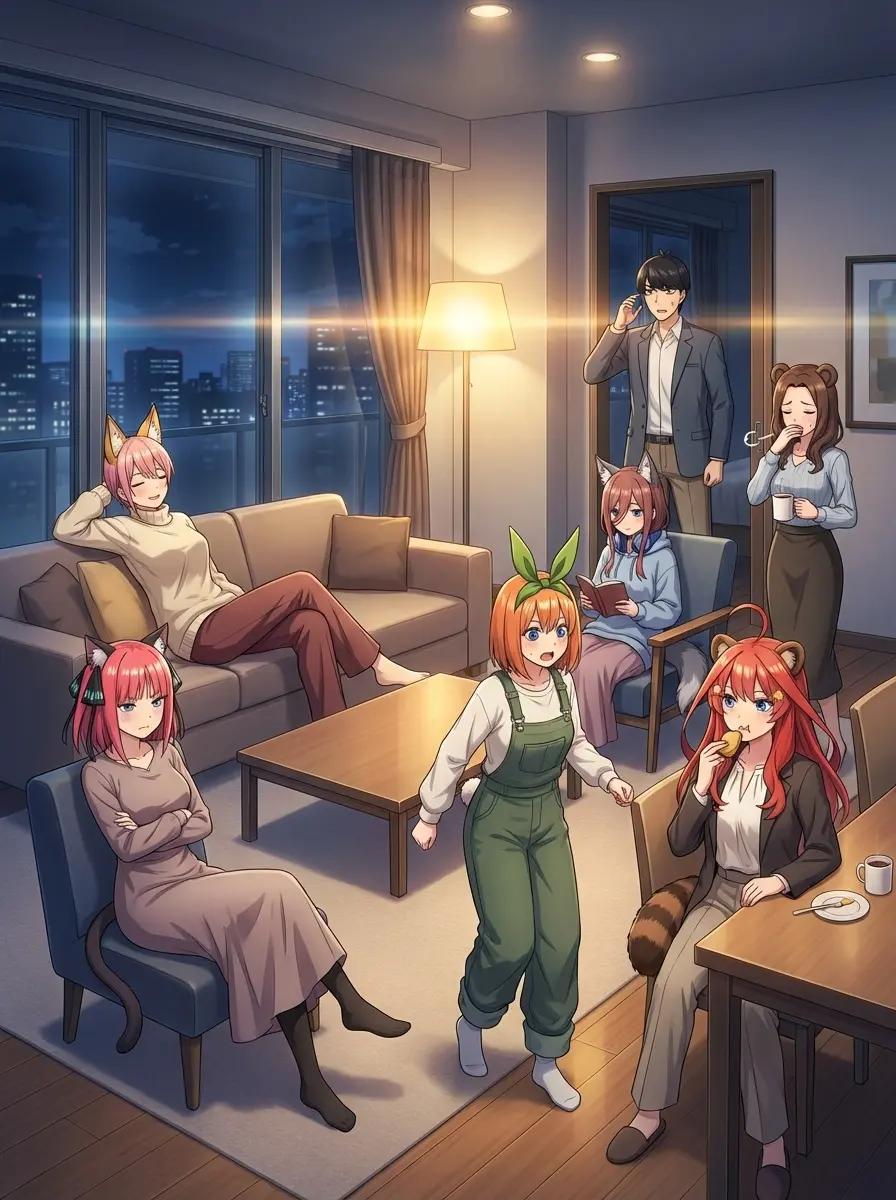 The Nakano Quintuplets (Furry Heat Edition) thumbnail