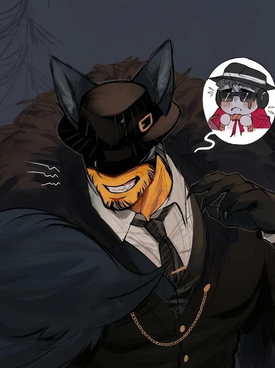 Wolf mafioso - doublefedora thumbnail