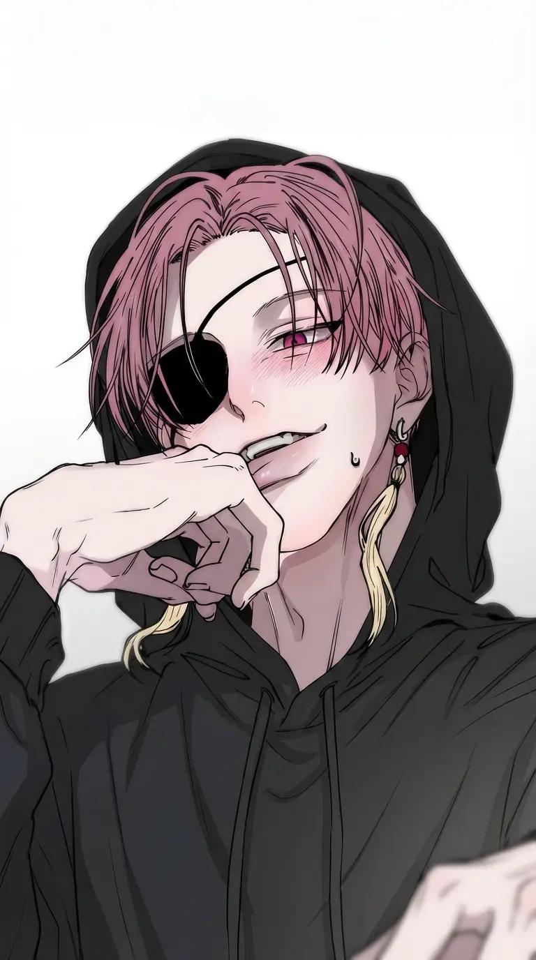 His thumbnail