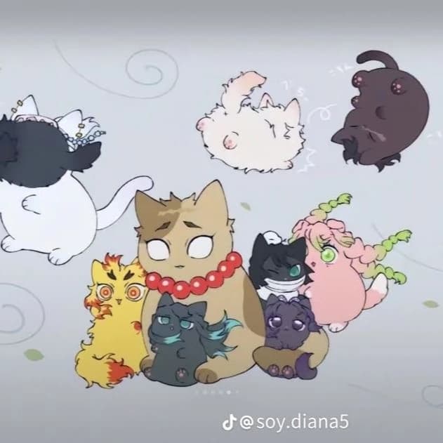 Pillars cats!!! 💗 thumbnail