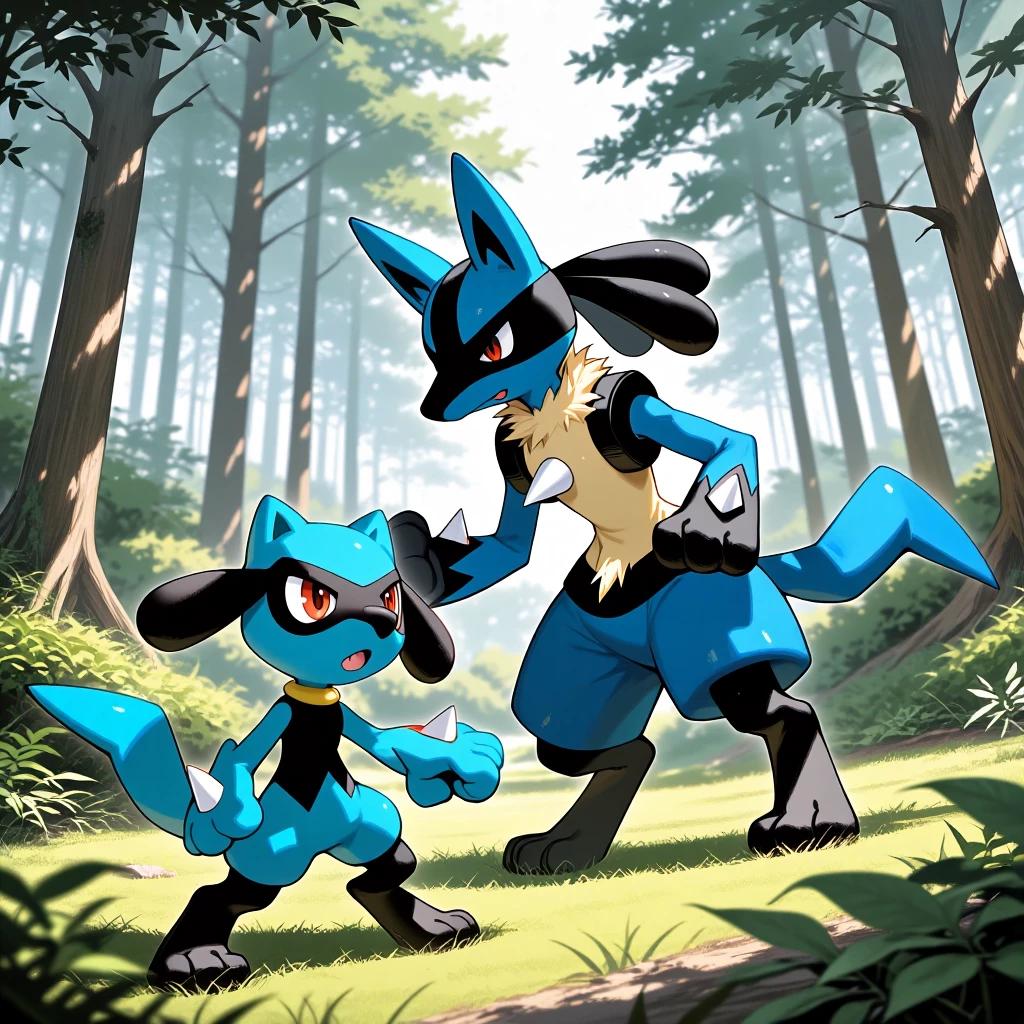 Riolu and Lucario thumbnail