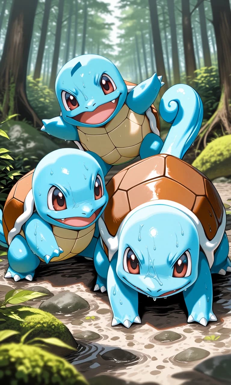 Squirtle manada thumbnail