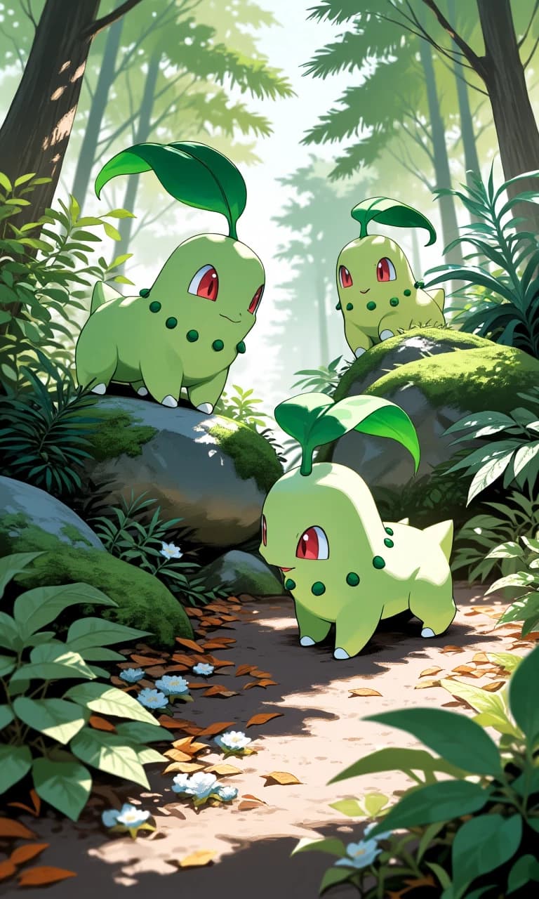 Herd of chikorita thumbnail