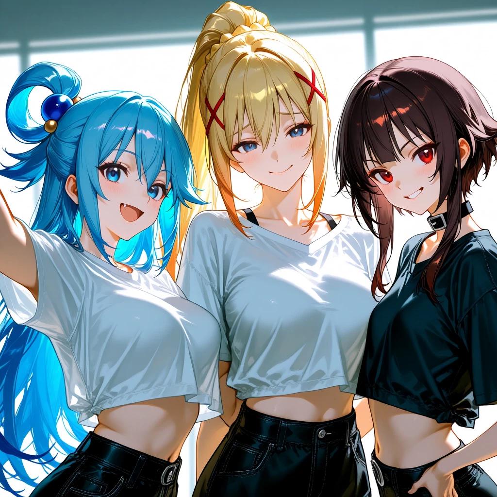 Aqua, Megumin, and Darkness thumbnail