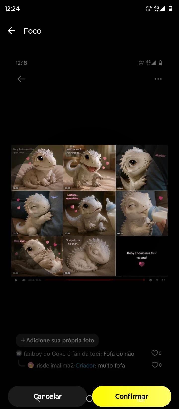 Cute and innocent newborn Indominus rex baby wanting her bottle of milk thumbnail