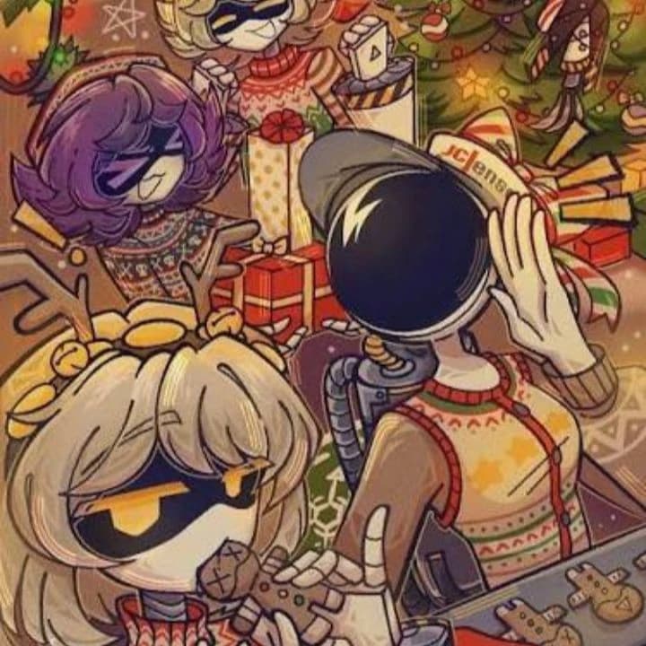 murder drones christmas. (did this because if Christmas was real then it would) thumbnail
