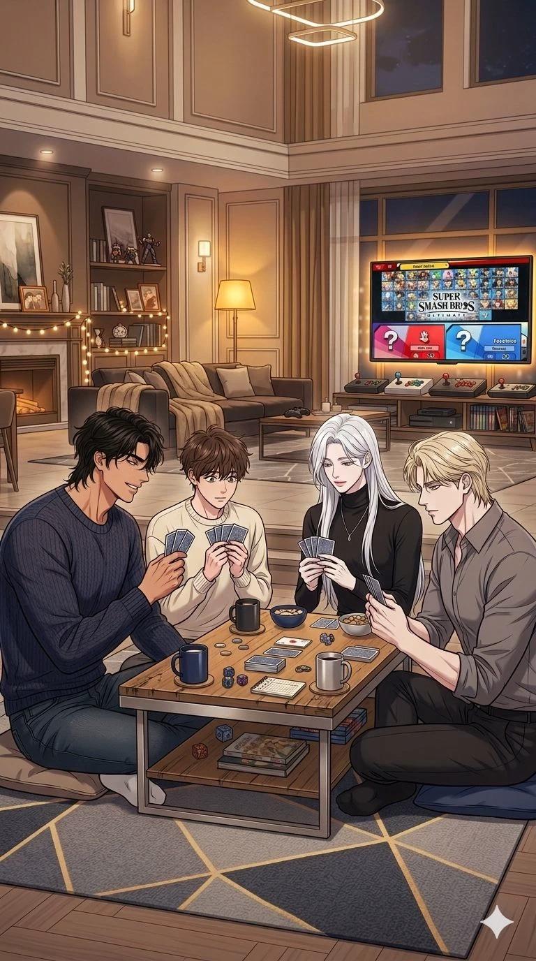Game night with your four popular friends thumbnail