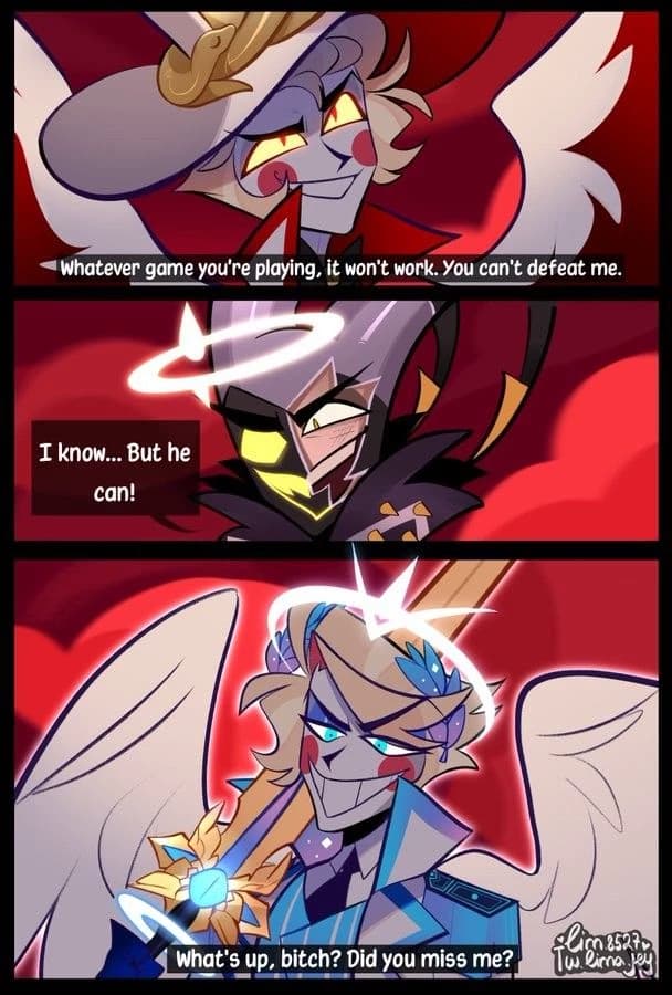 Lucifer and Adam and Micheal  thumbnail