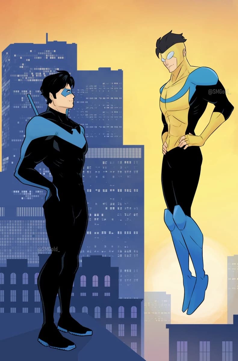 Mark Grayson/Invincible and Dick Grayson/Nightwing thumbnail