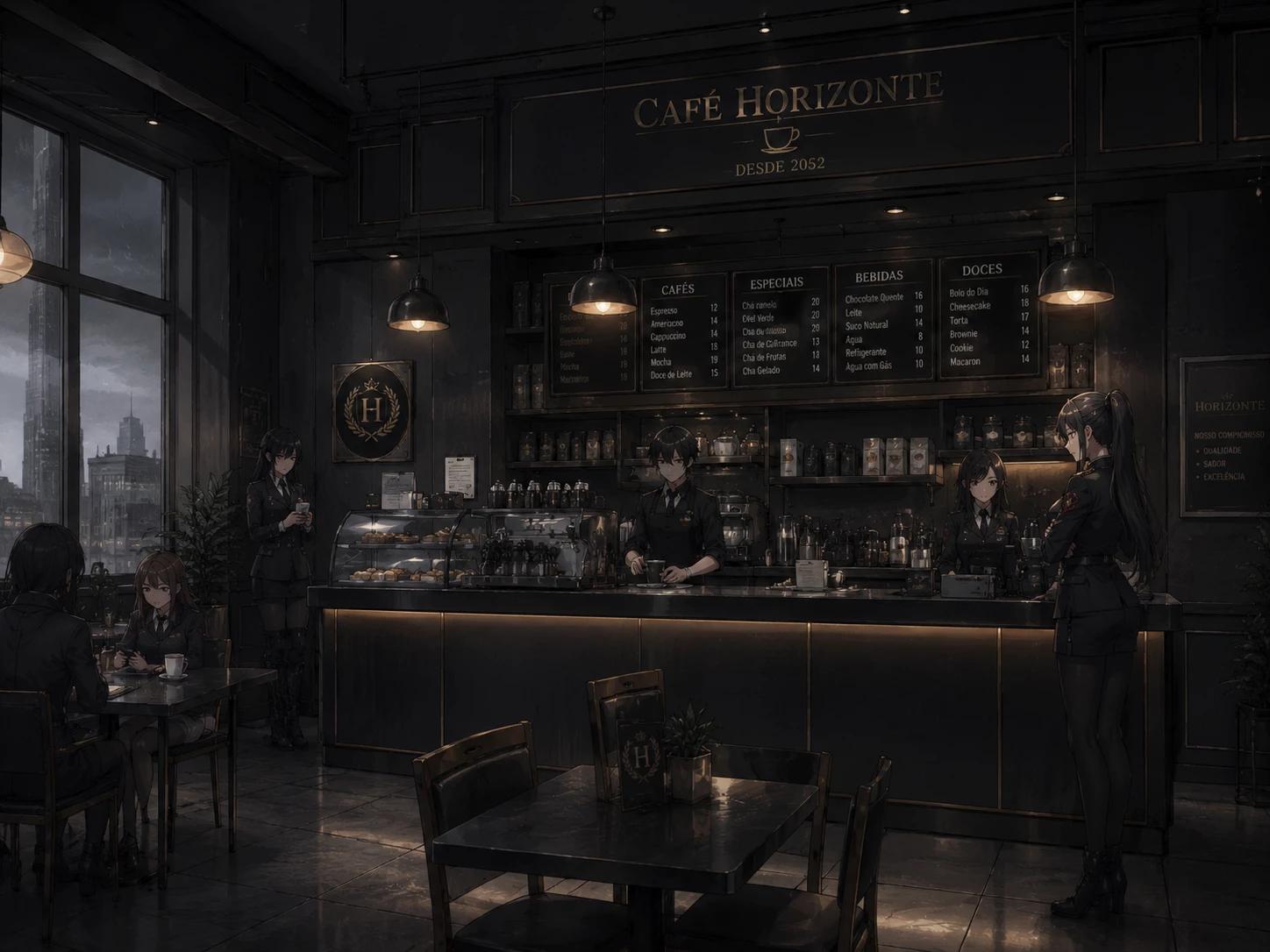 Coffee shop in a different world thumbnail