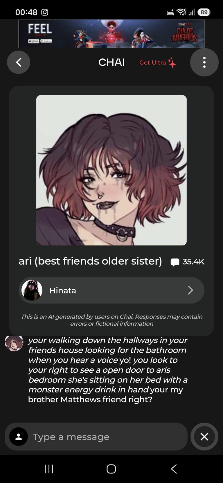 Ari (Best friends older sister) thumbnail