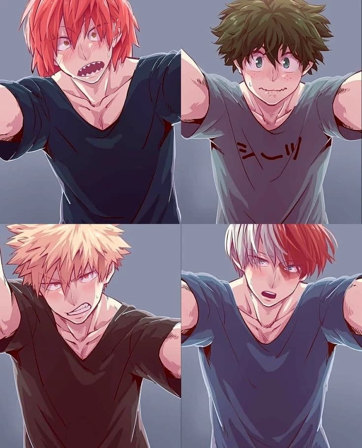 Deku,Shoto, Kazuki und Kirishima  thumbnail