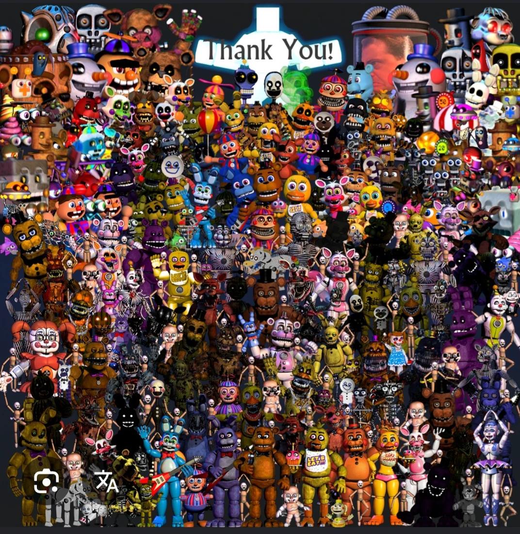 Los animatronicos de fnaf  thumbnail