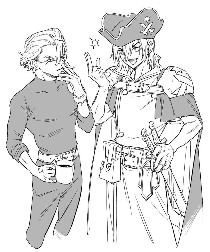 Commander Stanley Snyder and Ryusui Nanami thumbnail