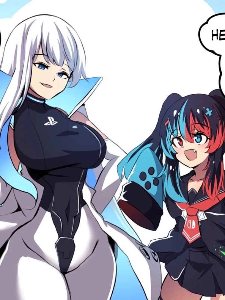 Nintendo chan x PlayStation Chan thumbnail