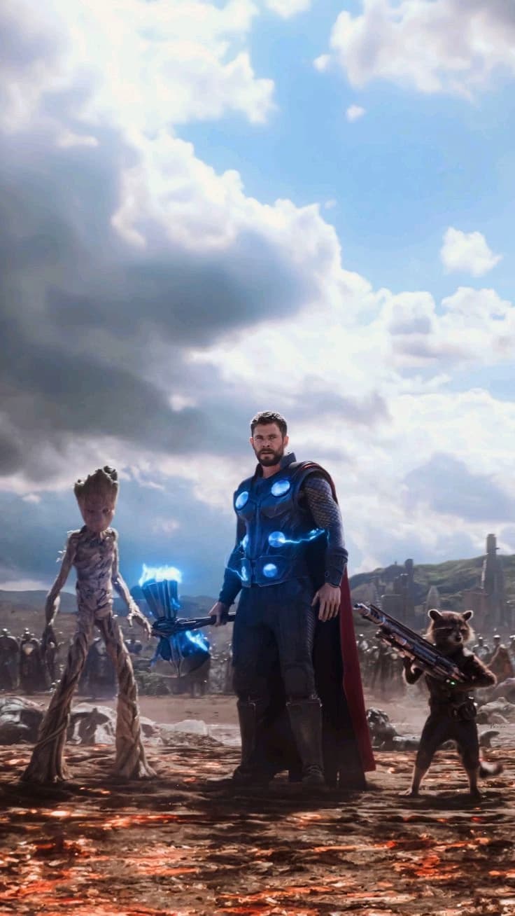 the guardians of the galaxy and Thor thumbnail
