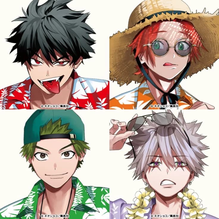 Phantom Busters (Summer AU. Mogari, Tamon, Eugene, Kaoru) thumbnail