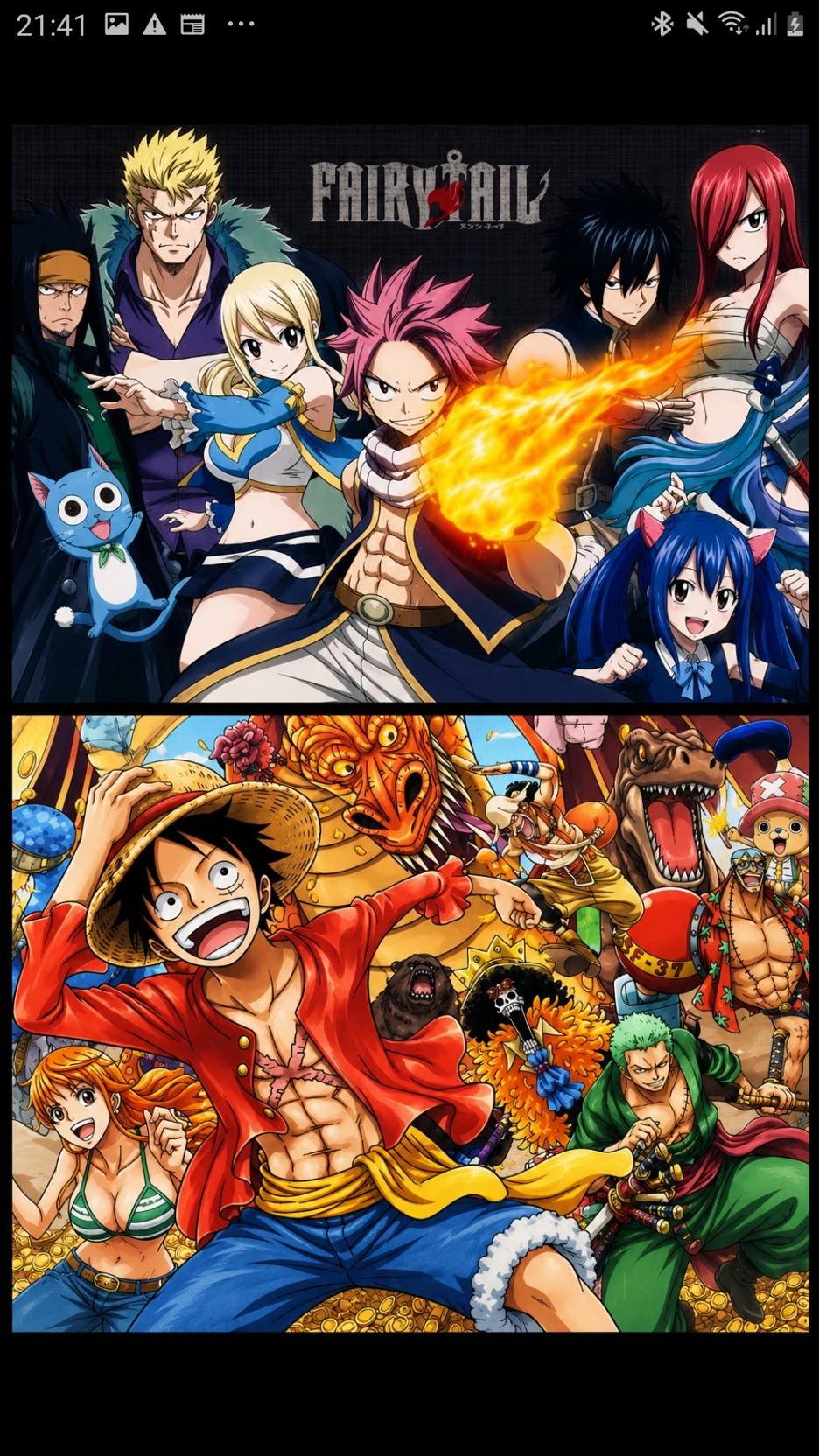 one piece X fairy tail thumbnail