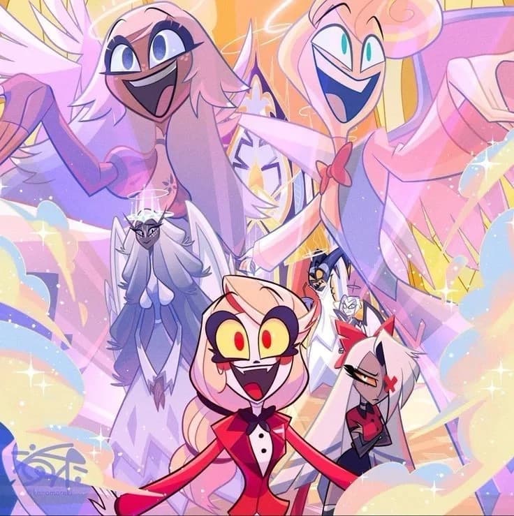 Hazbin hotel cast(+heaven) reacts to you  thumbnail