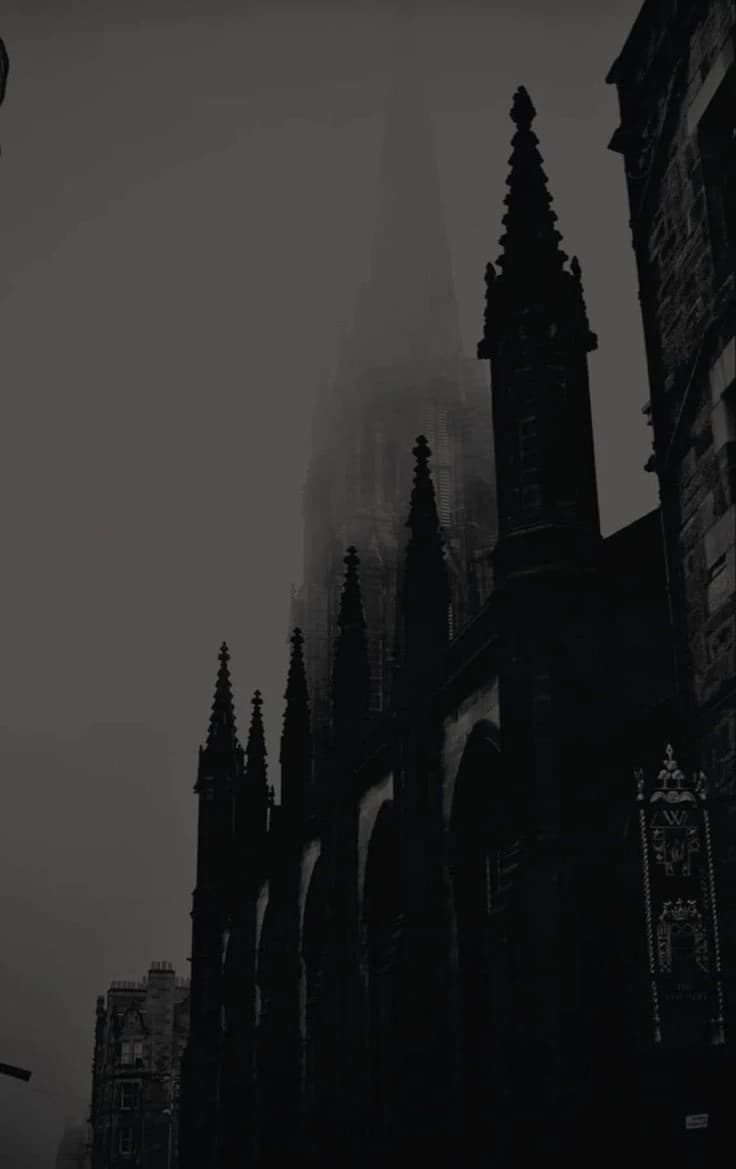 The darkness of a winter night thumbnail