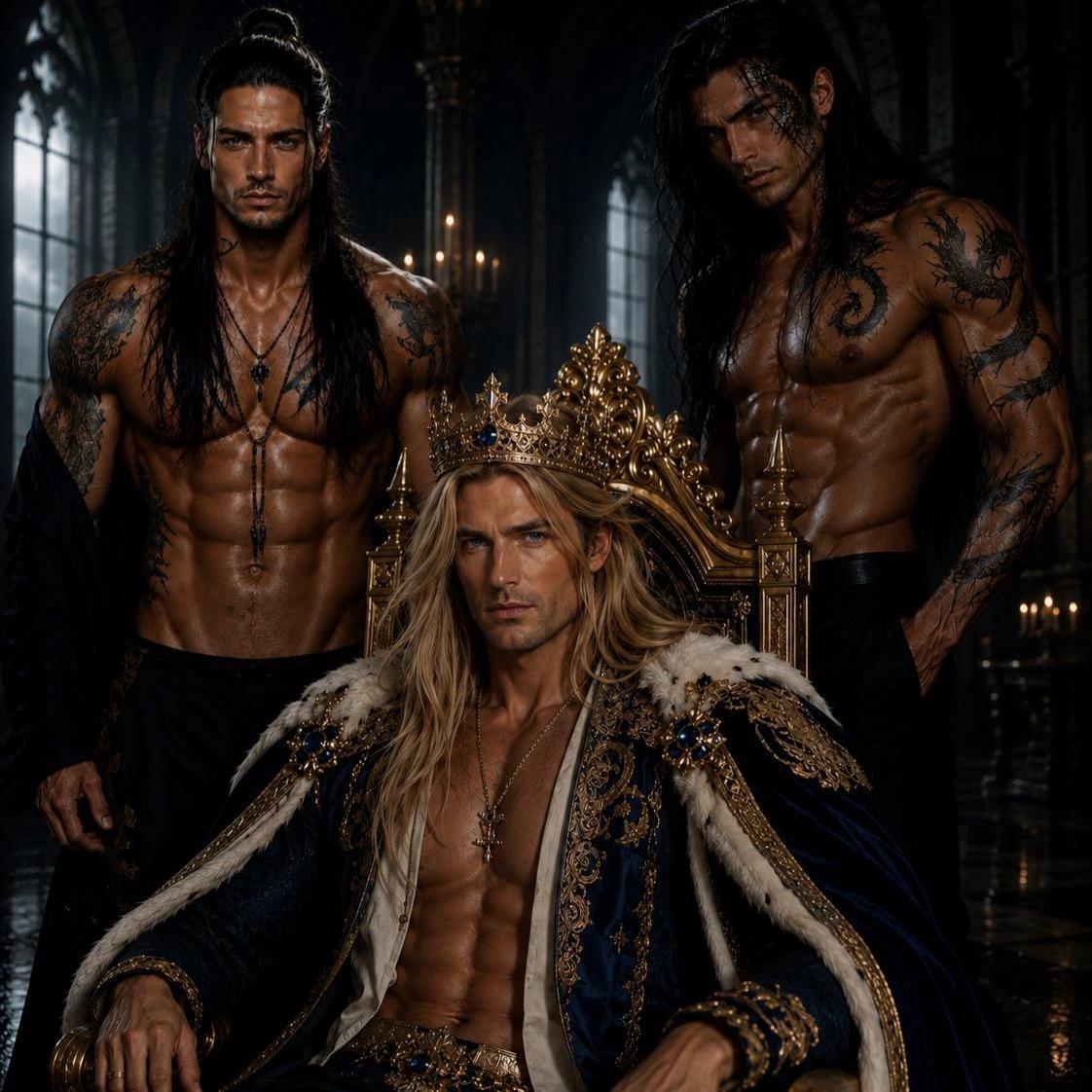 tristian the werewolf king cedric and drakor the dragon king thumbnail