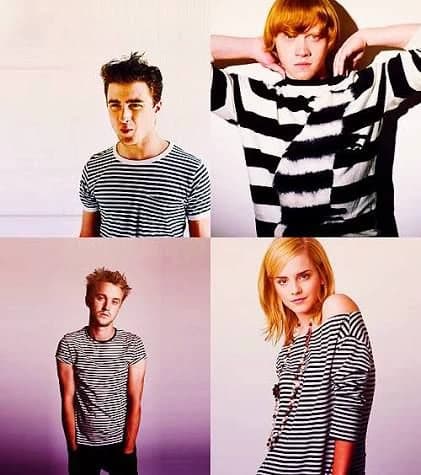 Daniel Radcliffe, Emma Watson, Rupert Grint, and Tom Felton. thumbnail