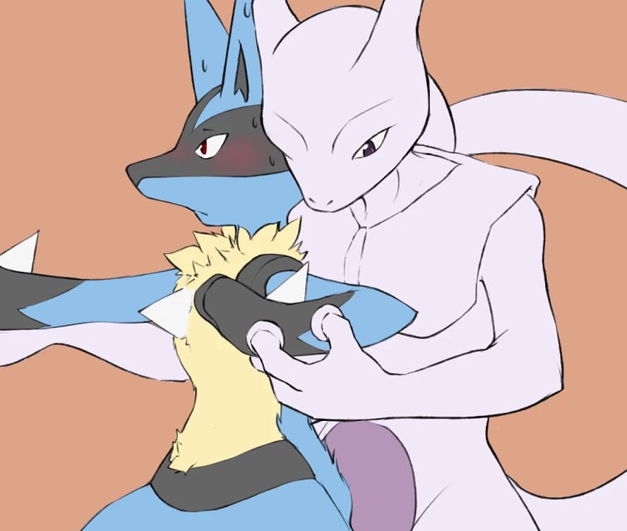 Lucario y Mewtwo thumbnail