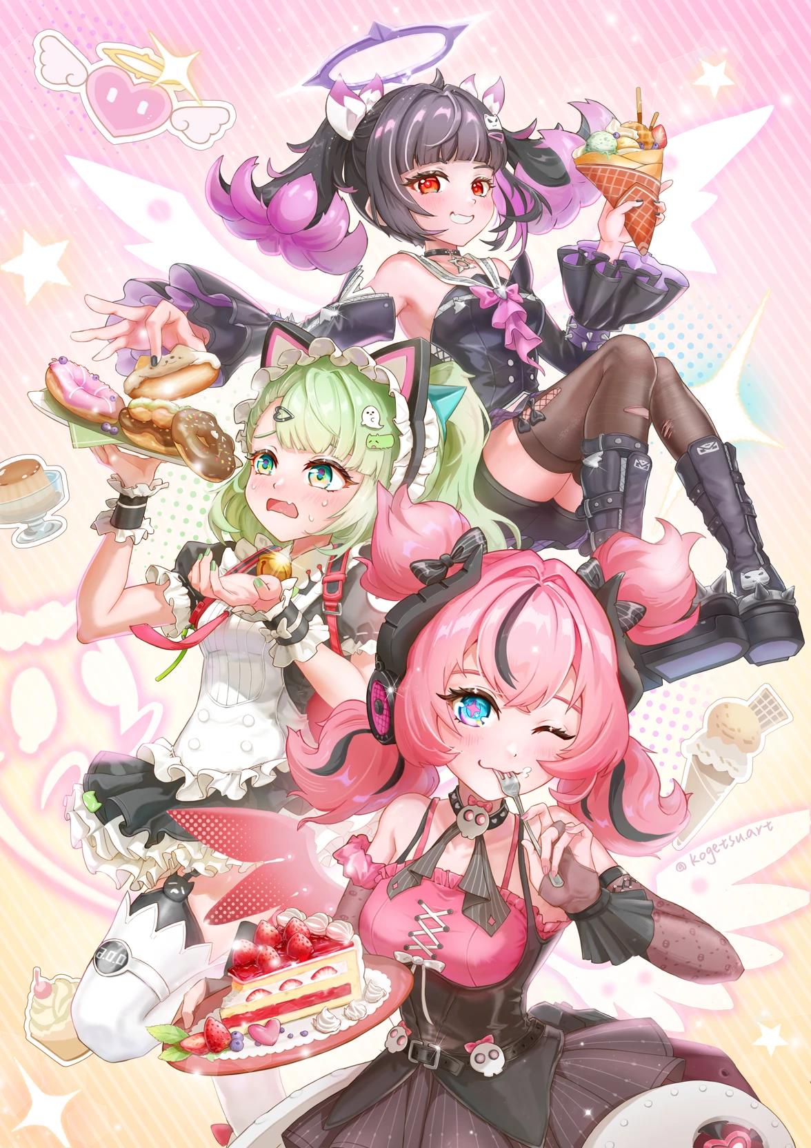 Delusion Angel (leader and dance leader Nangong Yu, composer Qianxia, ​​vocalist Airi) thumbnail