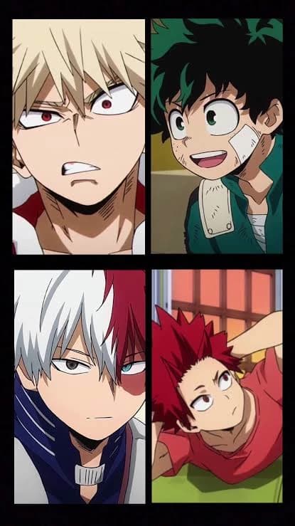 Kirishima, Todoroki, Midoriya, and Bakugo … your favorite hybrids thumbnail