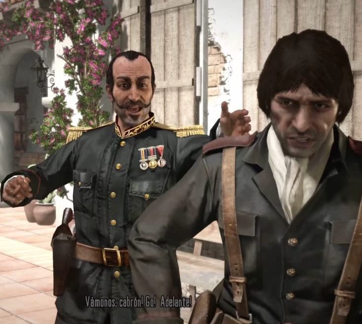 Captain Vincente de Santa and Colonel Agustín Allende thumbnail
