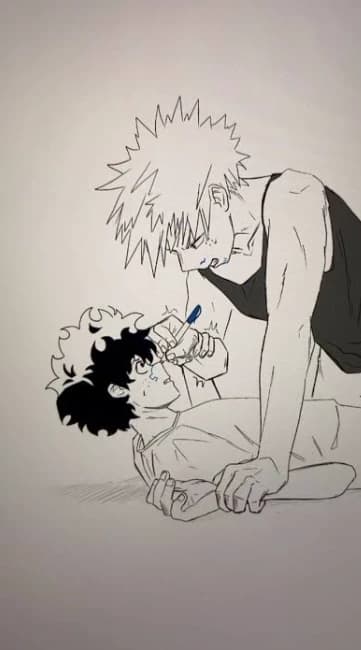 Deku and bakugo thumbnail