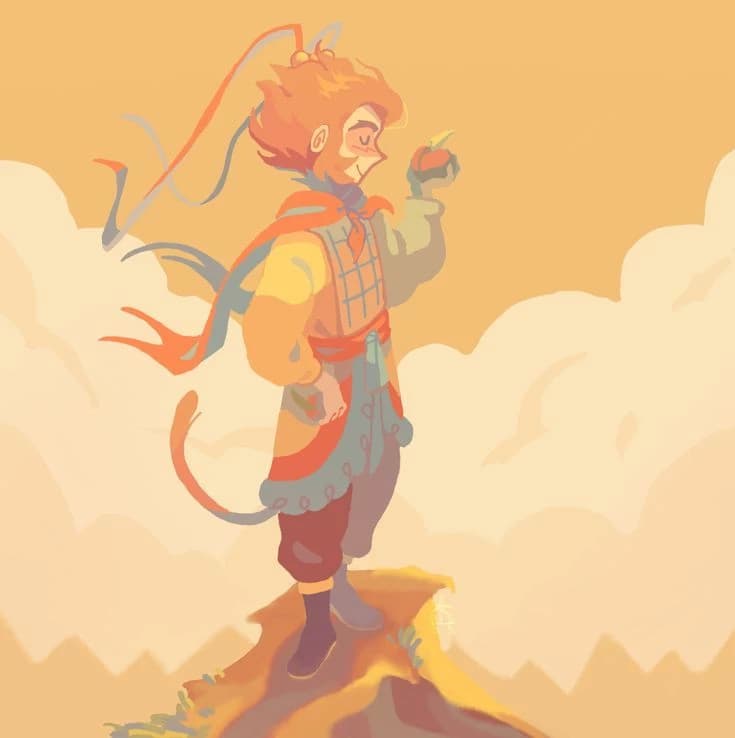 Sun Wukong. ❤️💛🧡 thumbnail