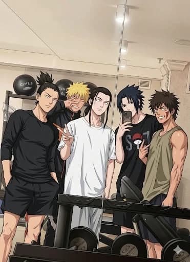 Neji, Naruto, Sasuke, Shikamaru, kiba thumbnail