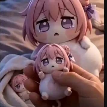 Mama Doro Chibi with her chibi doro children thumbnail