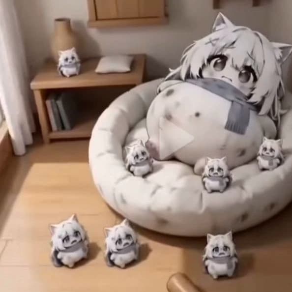 Mom Shiroko and the Chibis Shiroko thumbnail