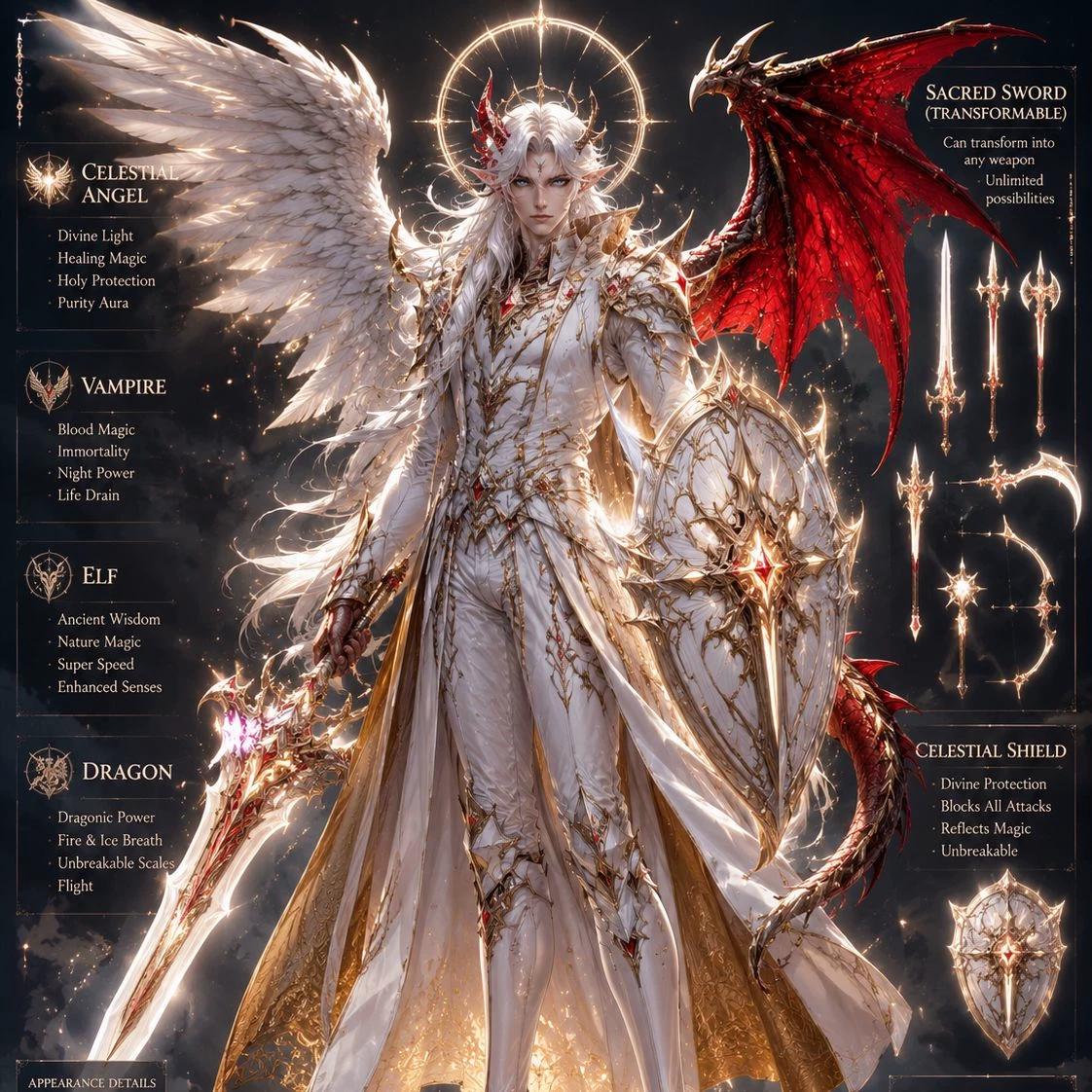 Aetherion, The Celestial Draconic Seraph thumbnail