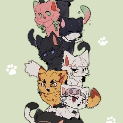 [Los hashiras y tu Sean comvertido en gatitos] thumbnail