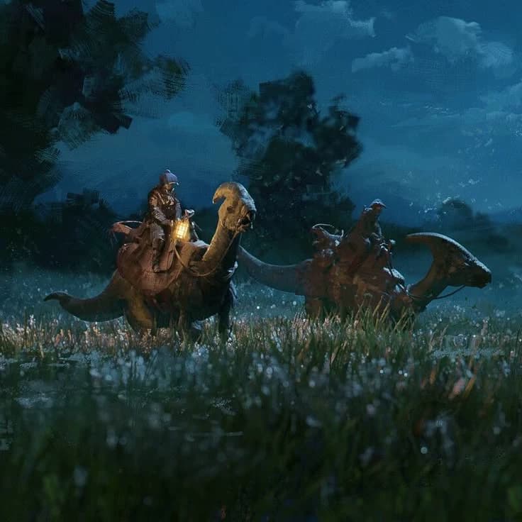 Medieval life-Dinosaurs. thumbnail