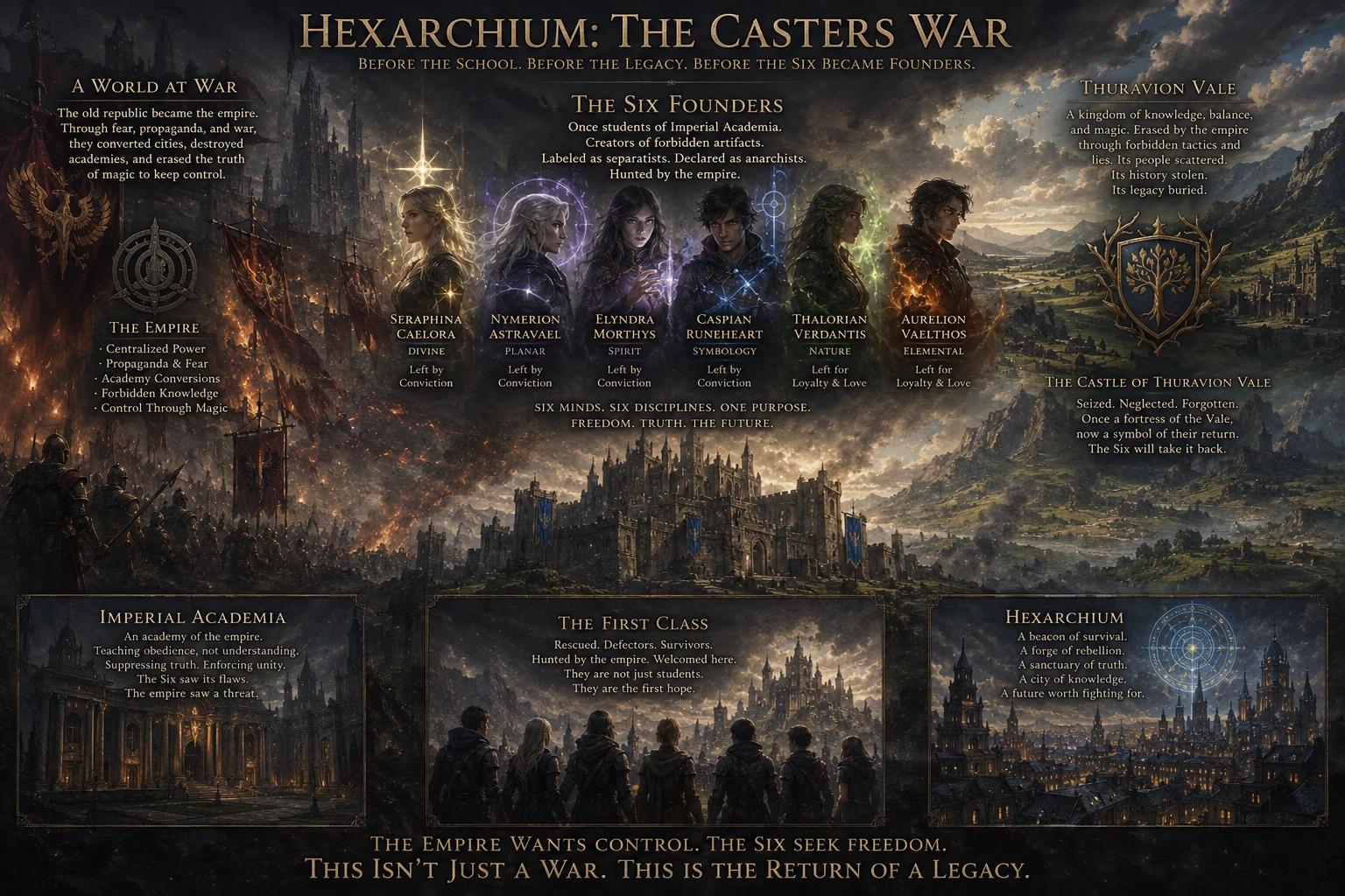 Hexarchium The Casters War thumbnail