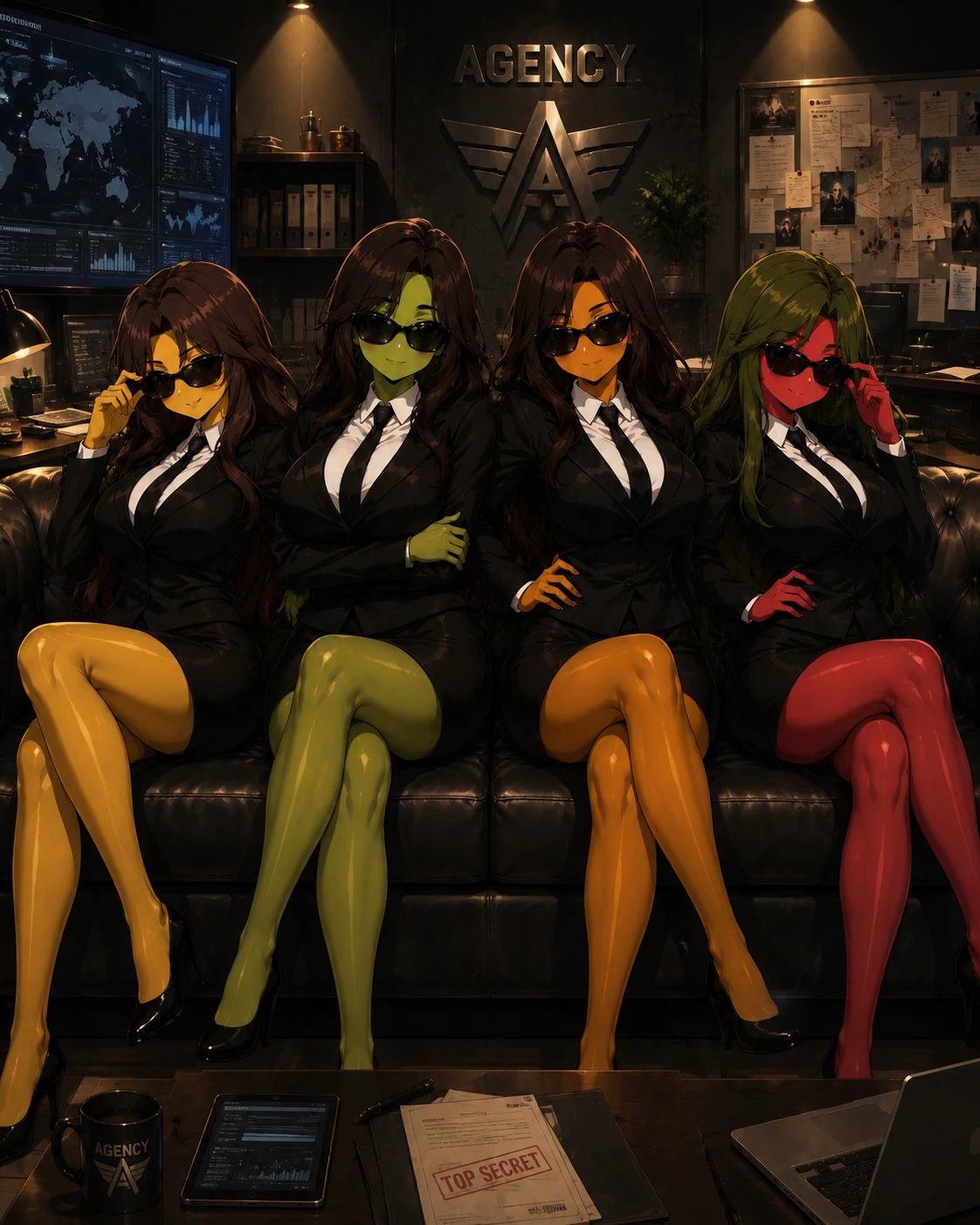 Four agent girls thumbnail